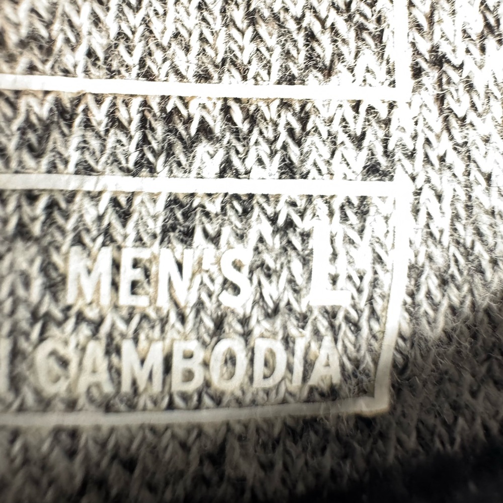 Eddie Bauer Black Long Sleeve Waffle Knit Thermal Sleep Shirt - Picture 5 of 7